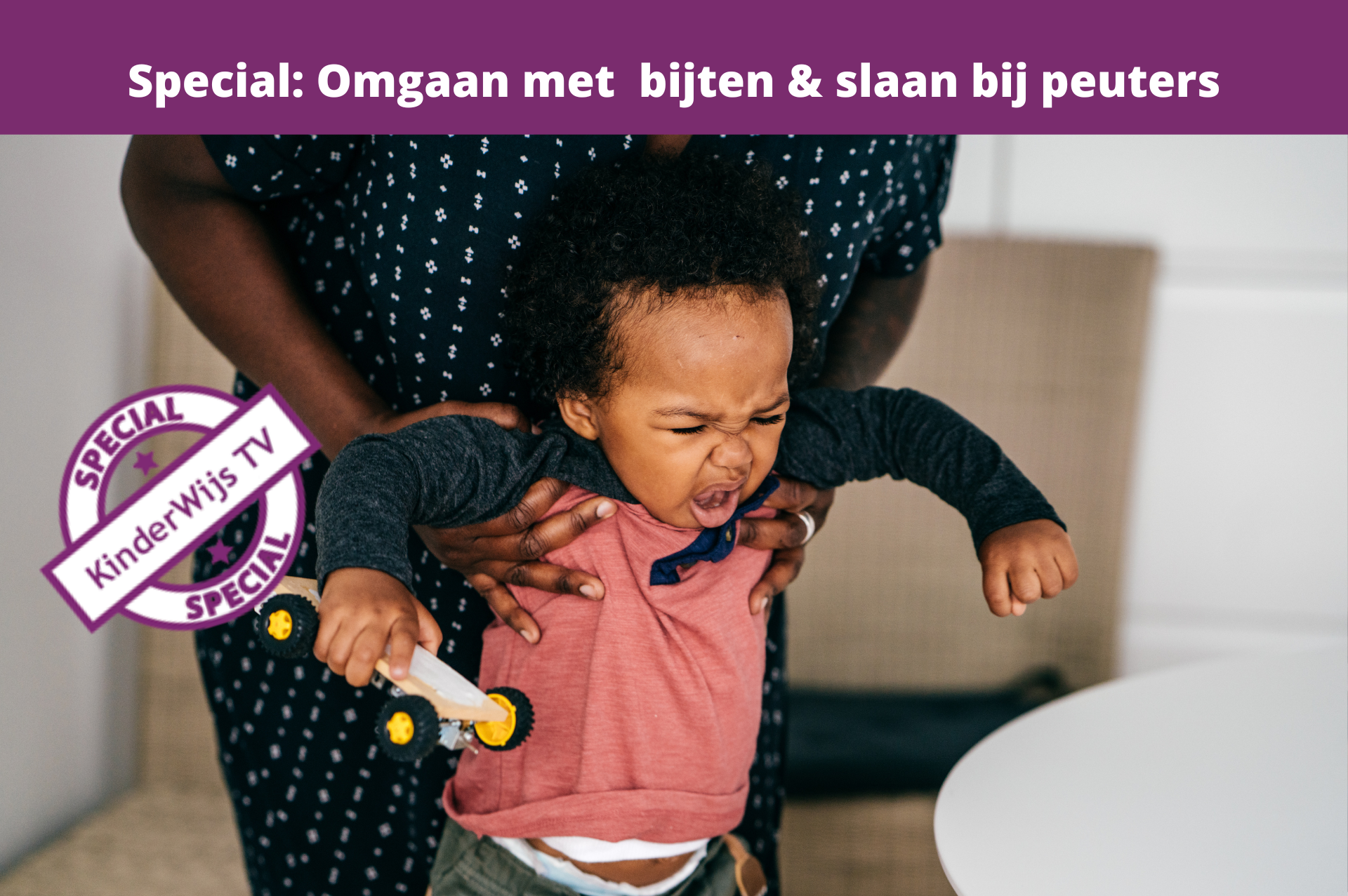 Omgaan met bijten & slaan bij peuters